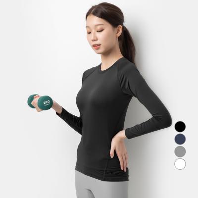 냉감티셔츠 캐럿 여성용 긴팔 기능성 티셔츠