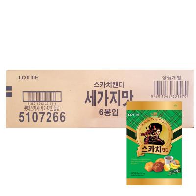 스카치캔디 롯데제과 스카치 캔디 세가지맛, 6개, 317g