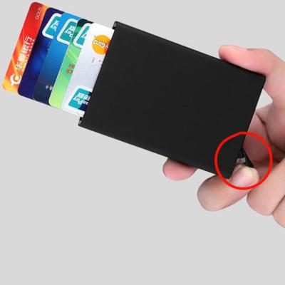 신용카드지갑 고급 메탈 하드 케이스 신용카드 명함 수납 지갑